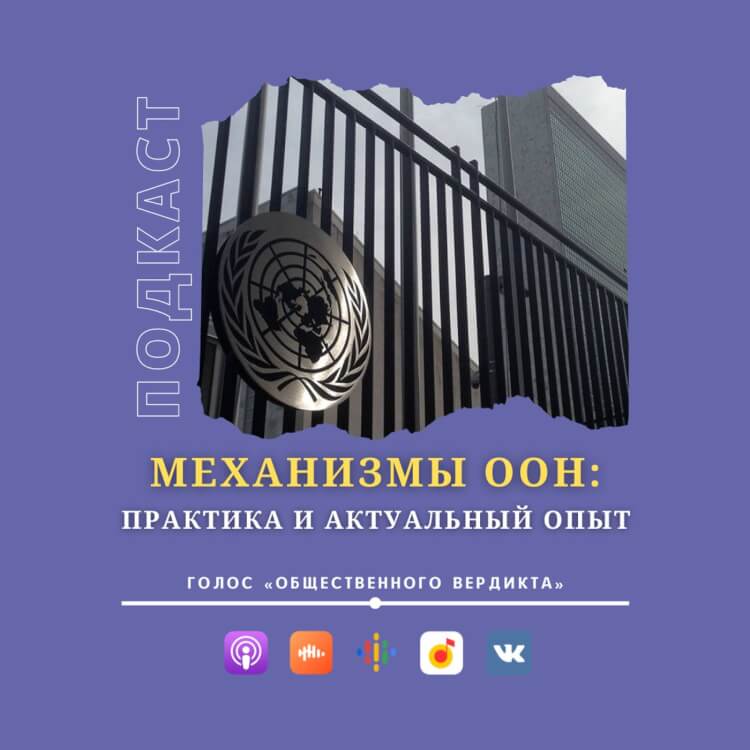 Механизмы ООН: практика и актуальный опыт